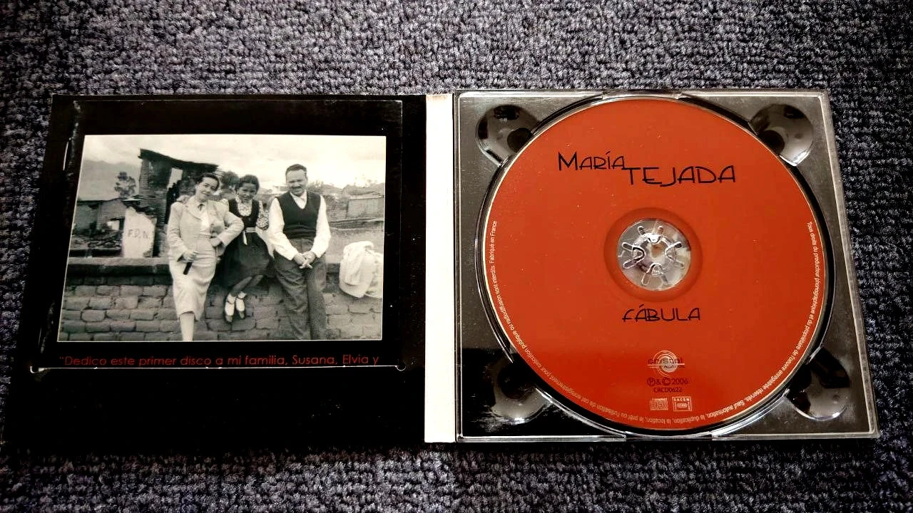 🔥 Rare CD "Fábula" by María Tejada - collector's gem 2005! 🎶 – photo 4